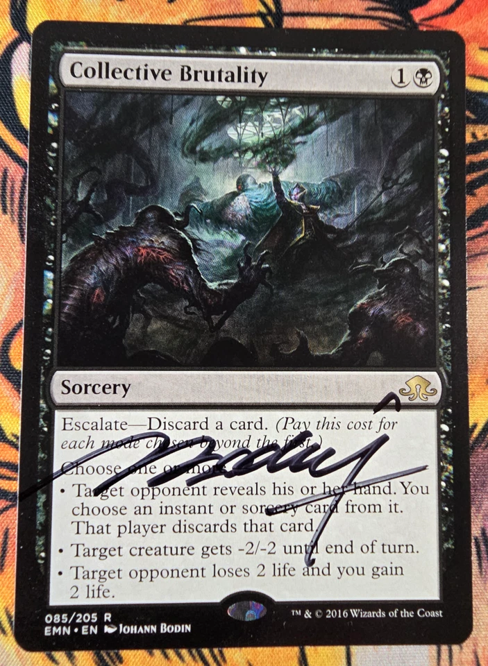 Collective Brutality - Eldritch Moon (Signed by Artist) Magic the Gathering MTG! - Image 1 of 1