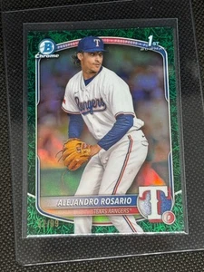 2025 Bowman Alejandro Rosario 1st Chrome Green Grass Refractor /99 #BCP-125 - Picture 1 of 2