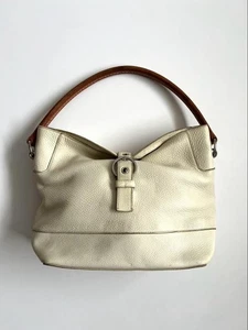Jil Sander Leather Belted Shoulder Bag Women's Handbag White archive rare - Picture 1 of 10