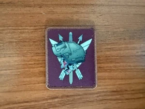 Russischer taktischer Helm Schädel Abzeichen - Militär Patch von Korpus Vyshivaniya - Bild 1 von 1