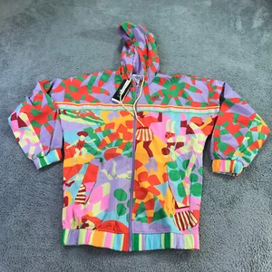 Farm Rio Jacket Womens Extra Small Firebird Multifloral Trefoil Tracksuit Adidas - Picture 1 of 10
