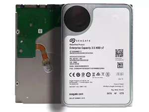 Seagate ST12000NM0117 12TB 256MB 7200RPM 3.5" SATA 6.0Gb/s Enterprise Hard Drive - Picture 1 of 6