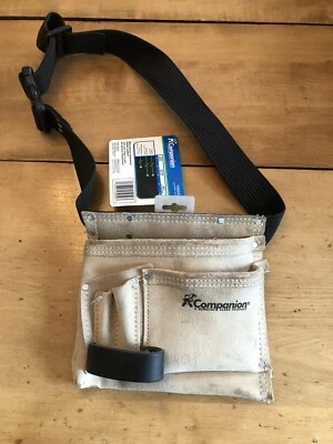 Craftsman Companion Suede Leather 5 Pocket Tool Pouch 948443- NEW OLD STOCK - Image 1 of 4