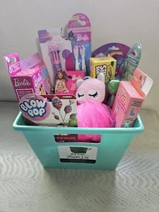 12 pc Kids *GIRLS Gift Basket Brush Buddies Barbie + Dental Beauty NEW ITEMS! - Picture 1 of 15