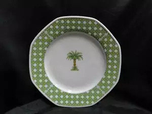 Villeroy & Boch Caribic, Green Palm Tree: Speiseteller (s), 10 1/8" - Bild 1 von 9