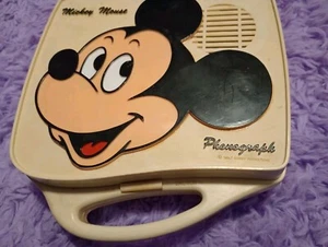 Mickey Mouse Phonograph Shellcore Inc Rare - Picture 1 of 9