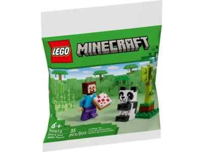 Lego Minecraft Steve y Baby Panda 30672 Juego de Bolsa de Polietileno Nuevo Precintado 2024 Foto 1 de 2