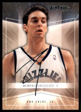 2004-05 SkyBox Autographics Pau Gasol Memphis Grizzlies #51