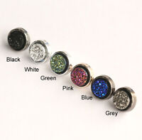 10 Metal Shank Buttons Silver Tone Flower Design 15mm Free UK Postage 