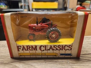 NIB ERTL Farm Classics Farmall M-TA Die-Cast Metal Model #4263 Red Tractor, nice - Picture 1 of 5