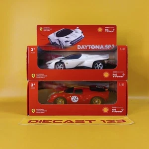 ( Lot of 2 ) 2023 SHELL V-POWER FERRARI DAYTONA SP3 & 330 P4 Limited Edition - Picture 1 of 20