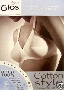 REGGISENO GIOS COLORE BIANCO NERO TG DA 3 A 8 COPPA B -142 - Picture 1 of 1