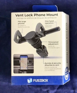 Fusebox Vent Lock Phone Mount One Hand Operation Fits Large Phones - Photo 1 sur 2