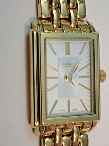 ROAMER Swiss 511953 Quartz Gold Tank Unisex Wristwatch - Rare - Picture 1 of 14