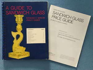 1985 Antique Sandwich Glass Reference & Price Guide - Overshot, Insulators, etc