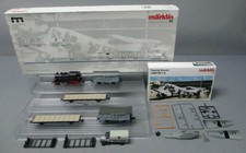 Marklin 2866 Lufthansa Airplane Transport HO Gauge Steam Train Set EX/Box