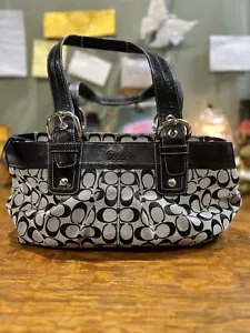 Firma COACH ""Soho a pieghe"" - borsa a mano/borsa a tracolla finiture in pelle - Foto 1 di 15