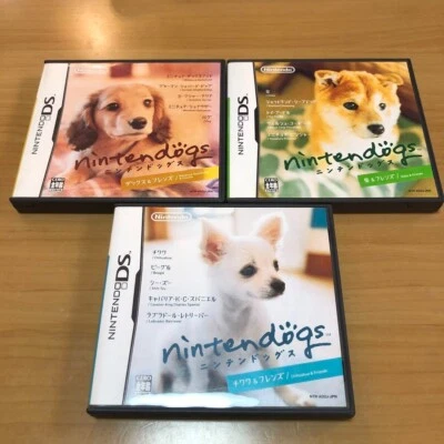 Nintendogs Dachshund Dax , Shiba , Chihuahua & Friends set Nintendo DS Tested - Image 1 of 4