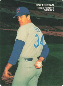 NOLAN RYAN 1990 MOTHER'S COOKIES #3