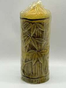 VINTAGE ORIGINAL DECORATIVE GOLD CANDLE Yellow British Crown Colony Of Hong Kong - Picture 1 of 5