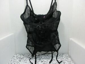 Adore Me  Women's  Andra Unlined Bustier Black Size 38C NWOT !!!