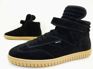 Bally Parrel Sneaker High Laufschuhe Freizeit Sport Herren Leder Gr.42 Schwarz - Bild 1 von 10
