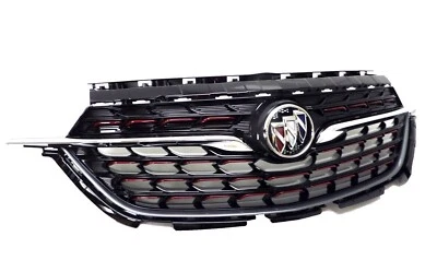 Buick Encore GX OEM Front Grille Satin Steel Metallic with Red Insert 42737505 - Image 1 of 4