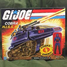 NEW NIB Sealed GI Joe Retro Collection Cobra HISS III Tank w Rip It 3.75 Figure