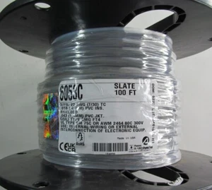 100FT SPOOL ALPHA WIRE 6053C COMMUNICATION/ CONTROL CABLE 3-PAIR 22AWG 7/30 TC - Picture 1 of 2