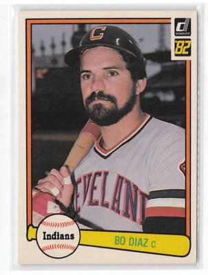 Bo Diaz #263 1982 Donruss Cleveland Indians - Image 1 of 2