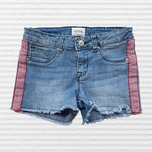 Hudson Girls Classic Cut-Off Jeans Shorts Medium Wash Blue Denim Size 12 - Picture 1 of 12
