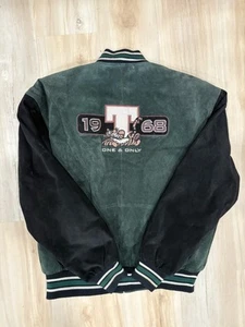 Vintage Disney Jacket Adult Large 1968 TIGGER Winnie Pooh Embroidered Varsity - Picture 1 of 5