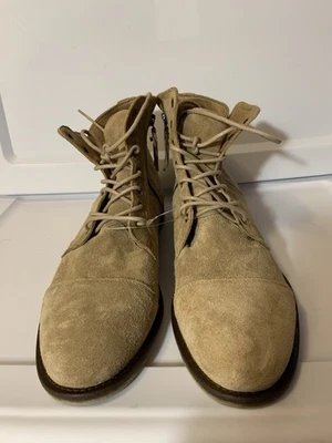 Botas Aldo Chelsea Para Hombre Talla 11 Cuero Gamuza Tostado Cremallera Lateral Tobillo Académicas Foto 1 de 4