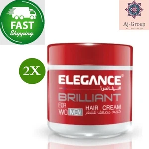 2 Confezioni X ELEGANCE GEL Crema Capelli Brillante - 250 ml ⭐SPEDIZIONE VELOCE⭐ - Foto 1 di 1
