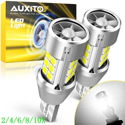 AUXITO LED Reverse Back Up Light Bulb 921 912 W16W T15 906 916 Super White 2~10X - Image 1 of 4
