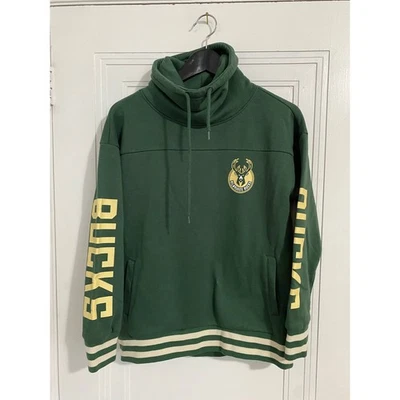 Milwaukee Bucks High-Neck Sweatshirt Women's Size S - Image 1 of 4