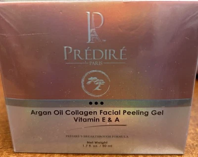 Predire Paris Argan Oil Facial Peeling Gel Vitamins E & A 1.7 FL OZ, NEW Sealed  - Image 1 of 4
