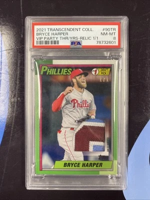 2021 Transcendent Collection Bryce Harper VIP Party  Patch 1/1 Phiillies - Image 1 of 2