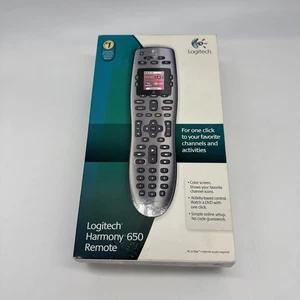 Logitech 650 Harmony Universal Remote Control Programmable Sealed READ - Picture 1 of 9