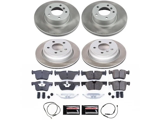 Kit de pastillas de freno delanteras y traseras y rotor para BMW 430i xDrive Gran Coupé BW744VB Foto 1 de 1