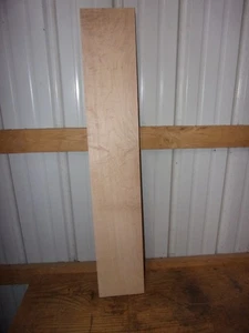 CURLY HARD MAPLE LUMBER WOOD KILN DRIED BOARD 40 1/2"X 7"X 1 1/16" LOT F59F FLAT - Picture 1 of 10