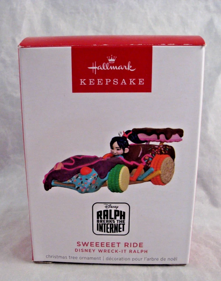2024 Hallmark Disney Wreck It Ralph Sweeeeet Ride Ornament New