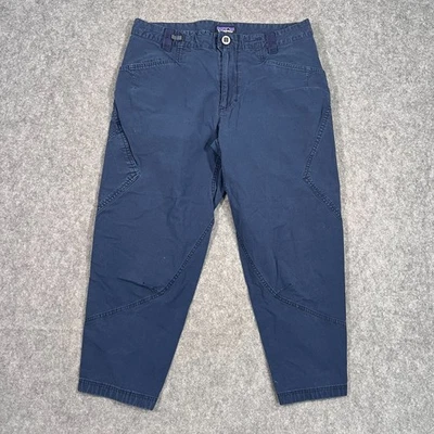Pantalones Capri Patagonia Azul Marino Algodón Orgánico Venga Rock Para Hombre Talla 33x23 Foto 1 de 4