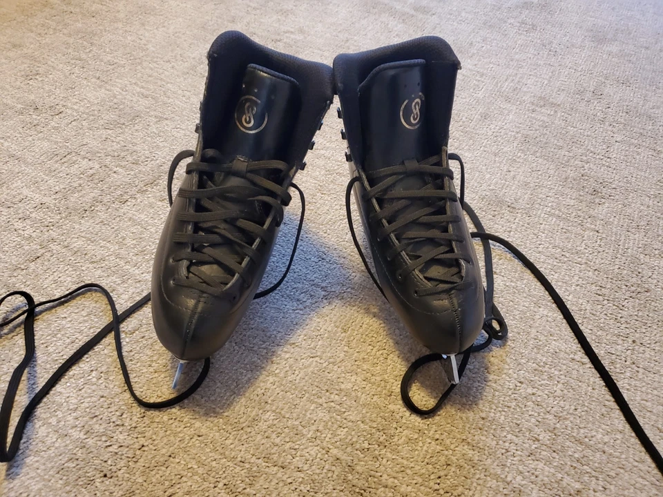 Risport Scott Hamilton talla 265 con cuchillas de vuelo MK (ligeramente usadas) Foto 1 de 4