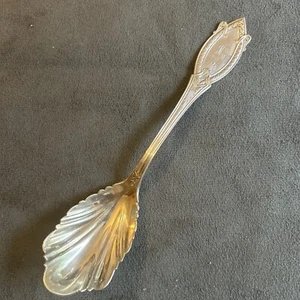 Sterling Silver John Polhamus & Geroge w Shiebler Diamond Sugar Spoon - Picture 1 of 15