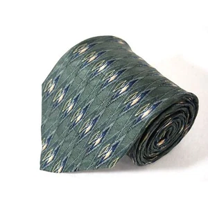 Corbata de diamante verde para hombre Executive Collection 100 % seda EE. UU. 60" de colección - Imagen 1 de 3