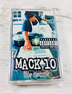 MACK 10 - THE RECIPE (1998) CASSETTE TAPE ALBUM (HOO BANGIN') WEST COAST RAP OG! - Image 1 of 4