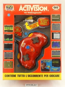TV GAMES ACTIVISION 10 VIDEOGAMES CONSOLE PLUG AND PLAY RED - GIG NEW - Picture 1 of 4