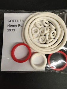 kit élastiques Flipper - HOME RUN / PLAYBALL - 1971 - GOTTLIEB - Pinball Rubber - Photo 1/2