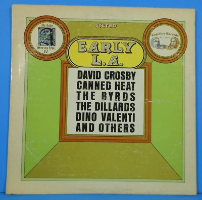 EARLY L.A. LP 1970 ORIGINAL PRESS CANNED HEAT THE BYRDS DAVID CROSBY  VG/VG+!! - Image 1 of 4